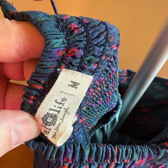 Natural Life Bailey Maxi Dress Floral Navy Folk Garden M Medium - Picture 8 of 12